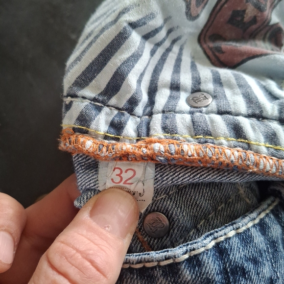 Rock Revival Bobber Relaxed Straight Jeans  Size 32 Mens - Picture 10 of 12